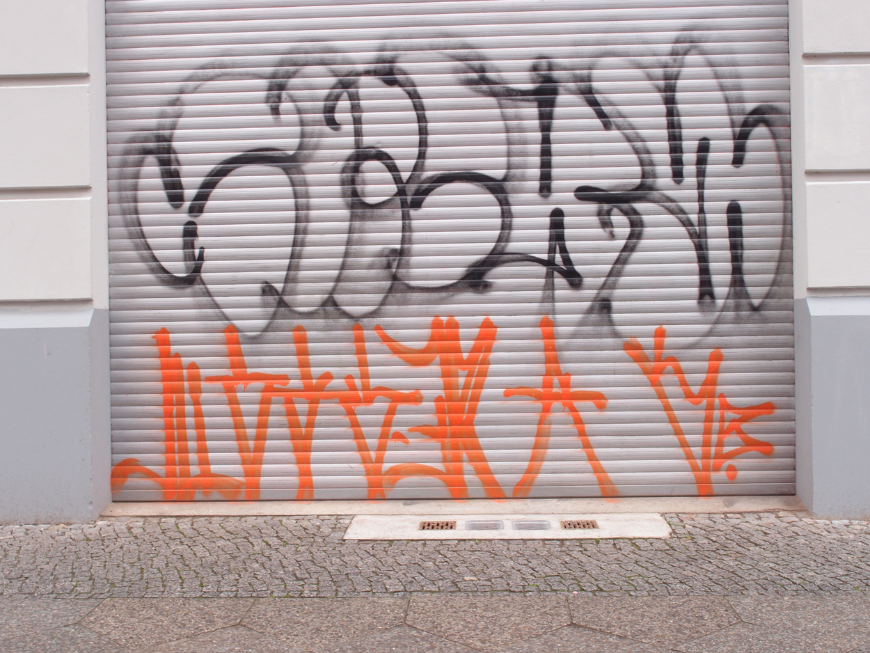 fotos de pixação em Berlim 2018/19